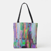 Paarse Haze Canvas tas (Achterkant)
