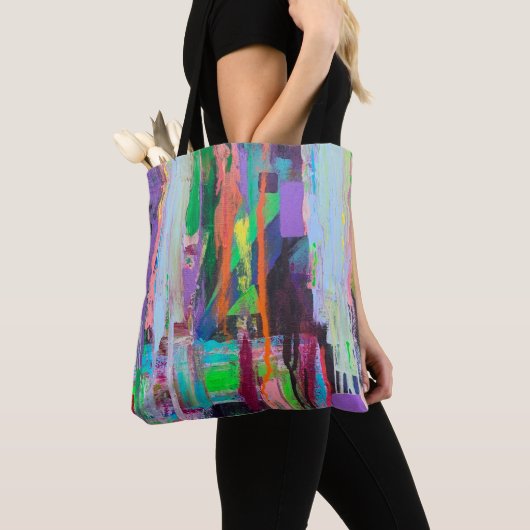 Paarse Haze Canvas tas (Dichtbij)