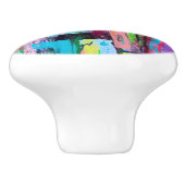 Paarse Haze Ceramische Pull Keramische Knop (Zijkant)