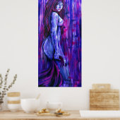 Paarse Haze Poster (Keuken)