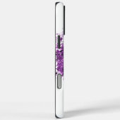 Paarse Heart Leaf Tree Mrs Bride Case-Mate iPhone Case (Achterkant / Rechts)