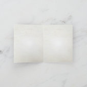 Paarse Heart Leaf Tree Weddenschap Hartelijk dank Bedankkaart (Binnen)