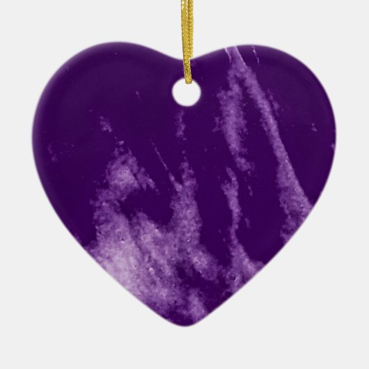  PAARSE HEART ORN KERAMISCH ORNAMENT (Voorkant)