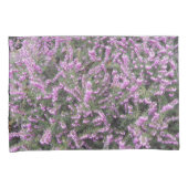 Paarse Heather Floral Kussensloop (Voorkant-Rechts)