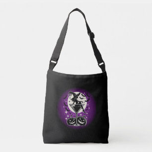 Paarse heks Martini Crossbody Tas