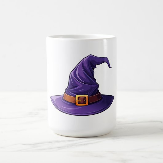 Paarse heksenhoed voor Halloween Koffiemok (Center)