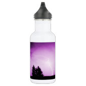 Paarse hemel met bliksem waterfles  (Rechts)