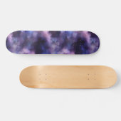 Paarse Hemelse Ruimte Sterrenstelsel Nachtelijke H Skateboard (Horizontaal)