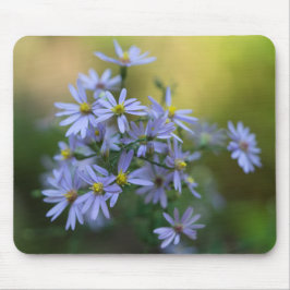 Paarse herfst Asters Floral Wildflower Mousepad Muismat