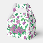 Paarse Hibiscus Bedankdoosjes (Achterkant)