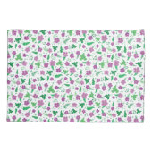 Paarse Hibiscus Kussensloop (Achterkant)