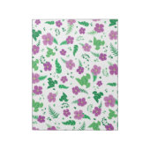 Paarse Hibiscus Notitieblok (Gedraaid)