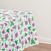 Paarse Hibiscus Tafelkleed (Voorbeeld)