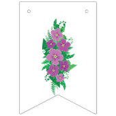 Paarse Hibiscus Vlaggetjes (Tweede vlag)