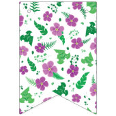 Paarse Hibiscus Vlaggetjes (Derde vlag)