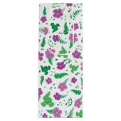 Paarse Hibiscus Wijn Cadeautas (Voorkant)