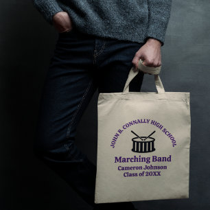 Paarse High School Marching Band Tote Bag