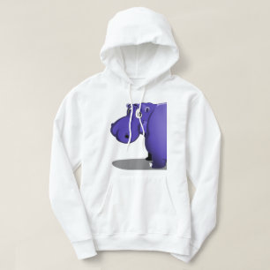 Paarse Hippo Hoodie