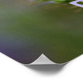 Paarse "HoneyBee" en "Bumblebee" Pollinators Poster (Hoek)