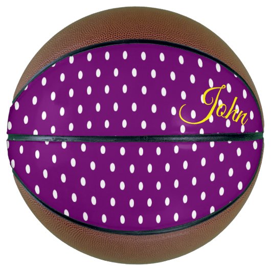 Paarse honkbal basketbal (Voorkant)