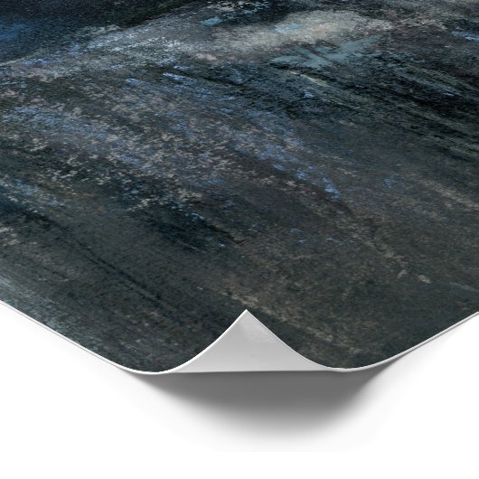 Paarse Horizon Landschap Zonsondergang Abstracte K Poster (Hoek)