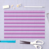 Paarse horizontale strepen tissuepapier (Craft)