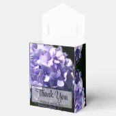 Paarse hortensia paarse bloem paarse bloem bedankdoosjes (Geopend)