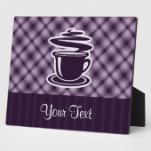 Paarse hotkoffie fotoplaat (Zijkant)