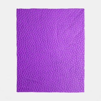 Paarse huidtextuur fleece deken