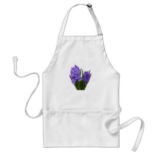 Paarse Hyacinth Duo Standaard Schort