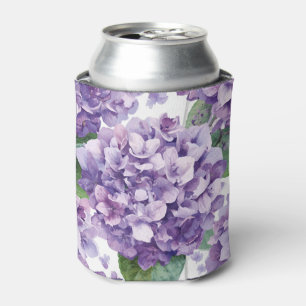 Paarse Hydrangea Aquarel Bloemige Lavendel Bloei Blikjeskoeler