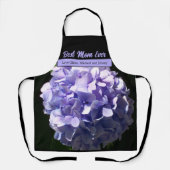 Paarse Hydrangea beste moeder ooit Schort (Voorkant)