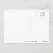 Paarse hydrangea Botanische afdruk Briefkaart (Achterkant)