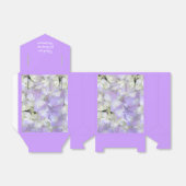 Paarse hydrangea Bridesmaids Dank u wel! Bedankdoosjes (Uitgevouwen)