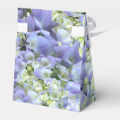 Paarse Hydrangea bruiloft Bedankdoosjes (Achterkant)