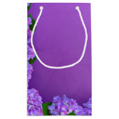 Paarse Hydrangea Klein Cadeauzakje (Achterkant)