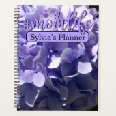 Paarse Hydrangea #momlife Planner (Voorkant)