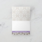 PAARSE Hydrangea Monogrammed Mason Jar BEDANKT (Binnen)