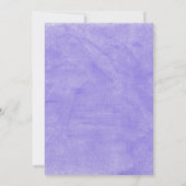 Paarse Hydrangea Save the Date-aankondiging Save The Date (Achterkant)