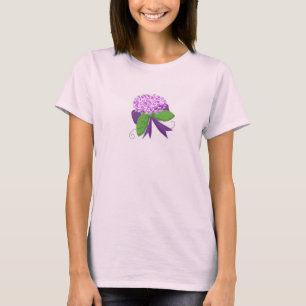 Paarse Hydrangea T-shirt