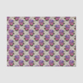 Paarse Hydrangea Tissuepapier (Voorkant)