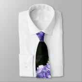 Paarse hydrangeas stropdas (Gebonden)