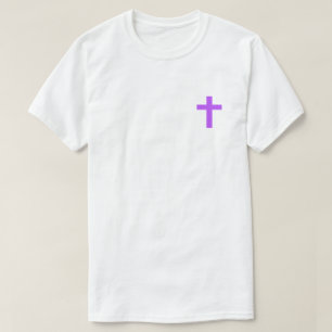 Paarse Ik Geloof In Jezus T-Shirt