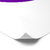 Paarse infiniteitssymbool poster (Hoek)