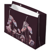 Paarse inktpaddenstoelen groot cadeauzakje (Voorkant Gekanteld)