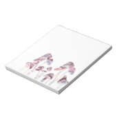 Paarse inktpaddenstoelen notitieblok (Gedraaid)