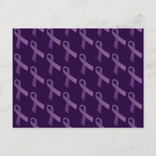 Paarse inktvlek briefkaart (Voorkant)