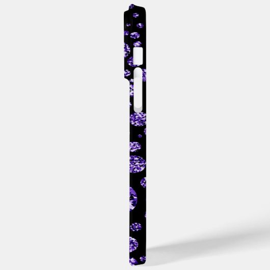 PAARSE IRIDESCENT DIAMOND KIJKEN Case-Mate iPhone CASE (Achterkant / Links)