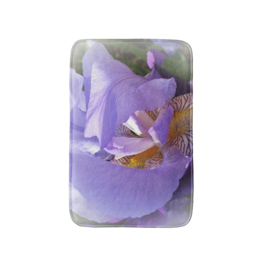 paarse iris badmat (Voorkant Verticaal)