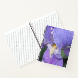 Paarse Iris Bloem Bloemrijk Notitieboek